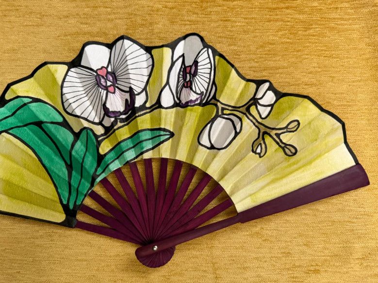 Abanico orquideas